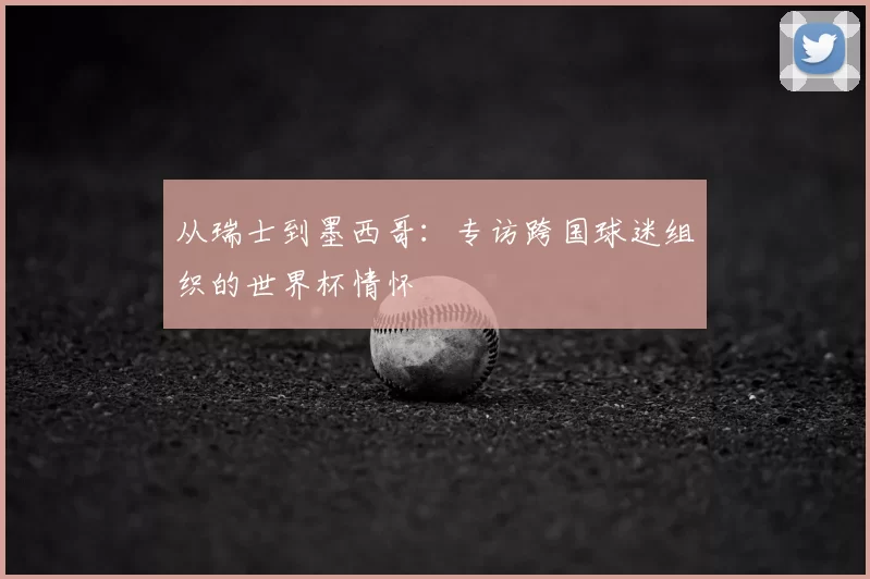 从瑞士到墨西哥:专访跨国球迷组织的世界杯情怀